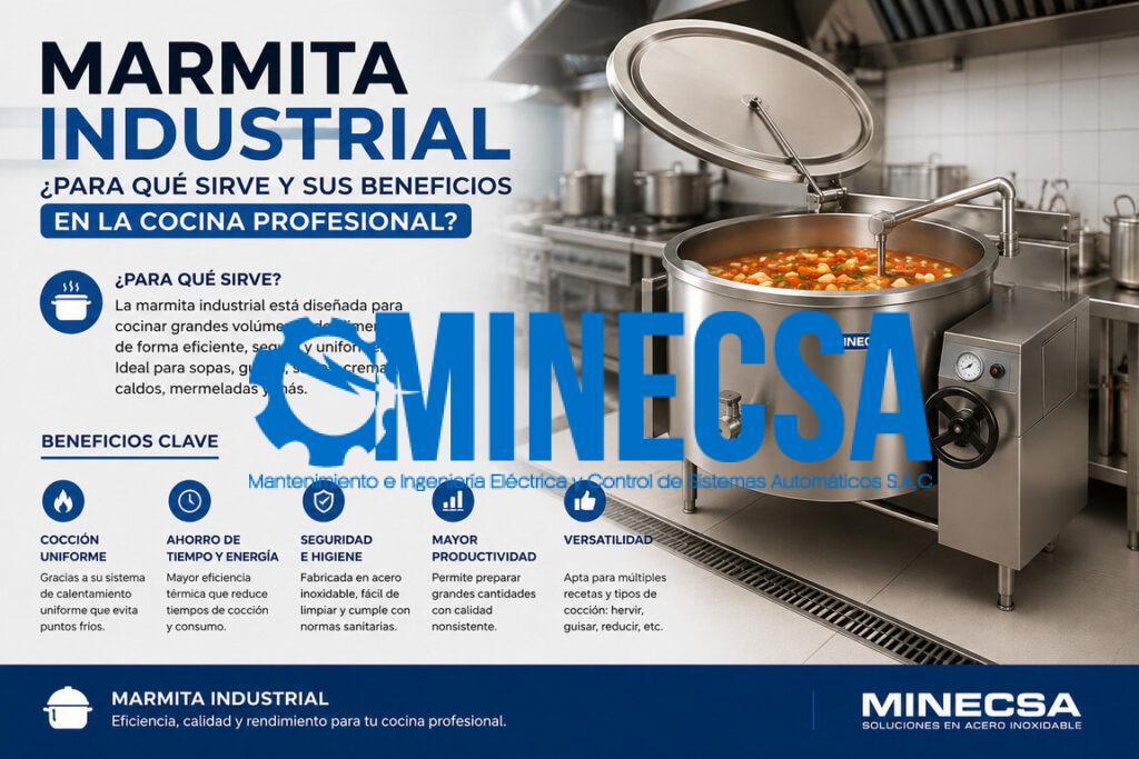Marmita industrial para qué sirve y sus beneficios en la cocina profesional