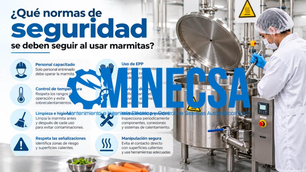 ¿Qué Normas de Seguridad se Deben Seguir al Usar Marmitas Industriales?
